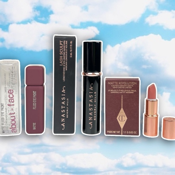 BNIB Makeup Lot About-Face Eye Paint ABH Mascara Charlotte Tilbury Lipstick - Picture 1 of 15